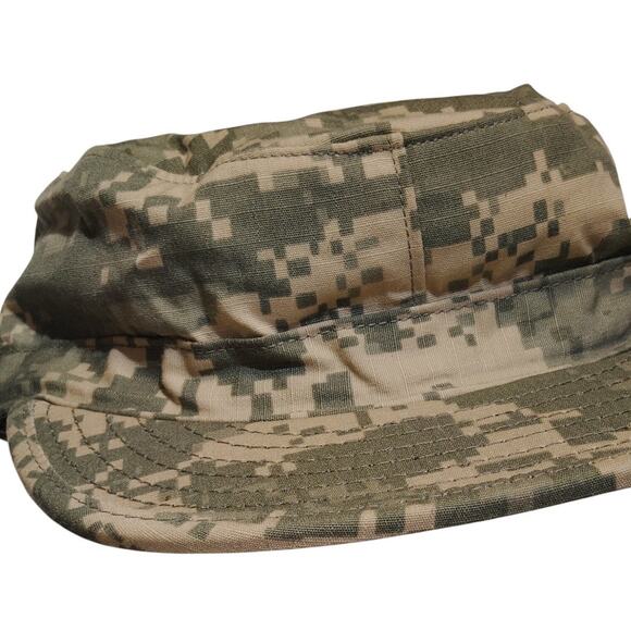 Digital ACU Camo Patrol Cap, Size 6-5/8, Ripstop, Sam Bonk Uniform Co., NWT - Picture 1 of 5